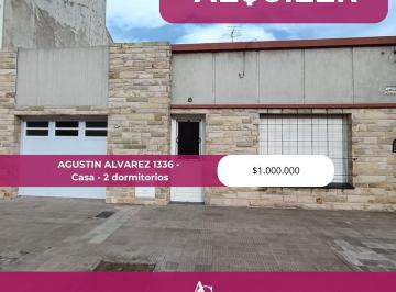 Casa de 2 ambientes, Bahía Blanca · Casa en Alquiler! Calle Agustin Alvarez 1336
