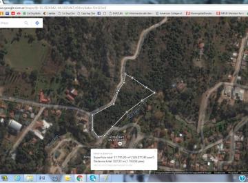 UBICACION LOTE TANTI · Terreno Frente Al Rio a La Venta en Tanti