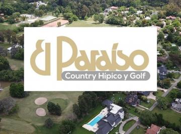 Terreno · 670m² · Venta Lote 670 m² Al Golf - Country Club El Paraiso