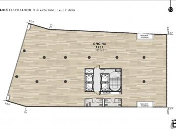 Oficina comercial · 535m² · 1 Ambiente · 2 Cocheras · Oficina en Retiro