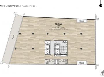 Oficina comercial · 425m² · 1 Ambiente · 2 Cocheras · Oficina en Retiro