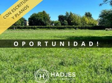 Terreno , Berazategui · Oportunidad! Lote Terreno en Village del Parque, Hudson con Planos y Escritura