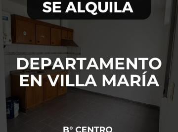 Departamento de 3 ambientes, Villa María · Se Alquila Hermoso Departamento