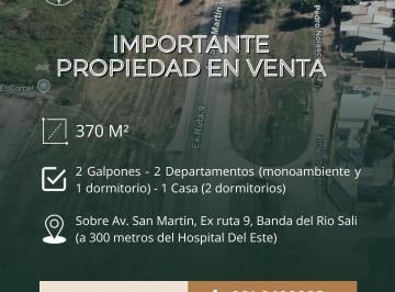 Terreno · 364m² · Terreno en Pedro Nolasco Ruiz Sobre Av San Martin, Ex Ruta 9