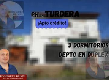 PH · 96m² · 3 Ambientes · PH en Turdera con 2 Dorm. y Departamento Tipo Duplex - Apto Crédito