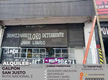 RUS-RUS-10438_2 · Alquiler de Galpón en San Justo - Excelente Ubicación