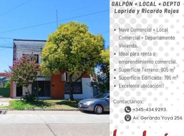 Bodega-Galpón · 795m² · Galpon + Local + Depto. Nave Comercial. Oportunidad Unica!