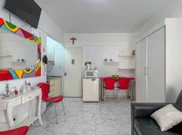 Departamento · 18m² · 1 Ambiente · Alquiler Mono Guemes Vista Lateral Mar Reciclado