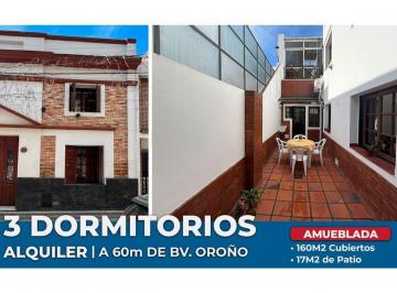 Casa · 160m² · 6 Ambientes · Casa Amoblada en Alquiler 3 Dorm - Bv. Oroño