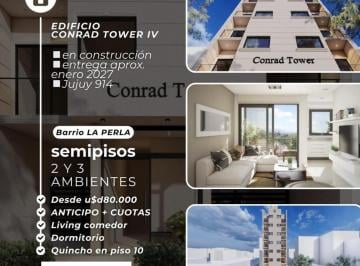 Departamento · 52m² · 3 Ambientes · 1 Cochera · Departamento de Pozo 3 Ambientes en La Perla - Financiacion
