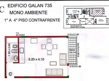 Departamento · 30m² · 1 Ambiente · En Venta Departamento de 1 Ambiente y 2 Ambientes en Palomar F: 10291