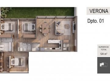 Departamento · 108m² · 4 Ambientes · Departamento 4 Ambientes con Parque Privado - Edificio Verona - Castelar Norte
