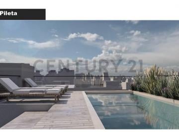 Departamento · 54m² · 1 Ambiente · Venta Departamento 2 Ambientes con Balcón, Toilette y Piscina