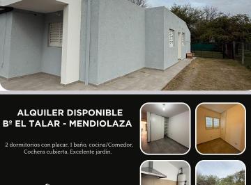 Departamento de 5 ambientes, Mendiolaza · Alquiler Talar de Mendiolaza 2 Dorm.