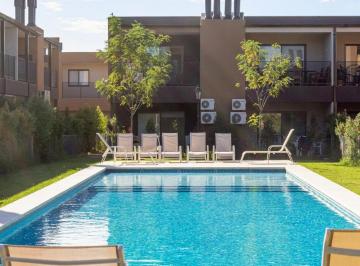 Departamento · 50m² · 2 Ambientes · Departamento en Alquiler, Planta Baja con Jardin, en La Cañada Village, Pilar