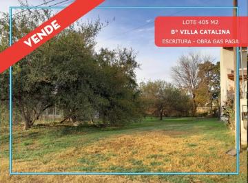 Terreno · 405m² · Vendo Lote 405 m² Villa Catalina. Escritura y Obra Gras Pagada