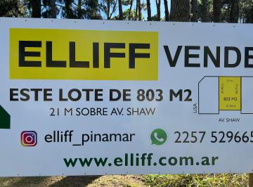 Terreno , Pinamar · Excelente Lote Sobre Shaw en El Nuevo Golf