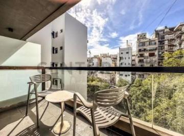 Departamento · 47m² · 1 Ambiente · Alquiler Monoambiente con Muebles - Balcón - Amenities - Edificio Iq Callao - Recoleta