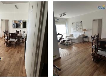 Entrada y Living Comedor · Duplex Amoblado Solar de San Isidro