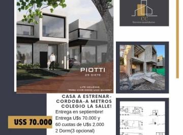 Casa de 6 ambientes, Córdoba · Zona Norte, a m de Colegio La Salle - Entrega U$s 115.000 y 12 Cuotas de U$s 5.000