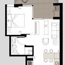 Departamento · 37m² · 1 Ambiente · Departamento Monoambiente Divisible en Villa Devoto