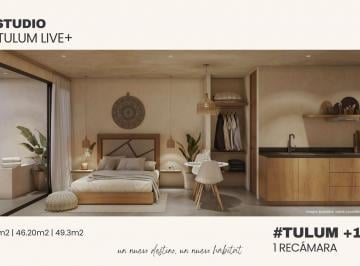 Departamento · 34m² · 1 Ambiente · Zen Tulum Hábitat: Invertí en México