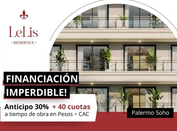 Departamento · 44m² · 2 Ambientes