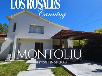 Casa · 200m² · 5 Ambientes · 2 Cocheras · Casa Alquiler en Los Rosales