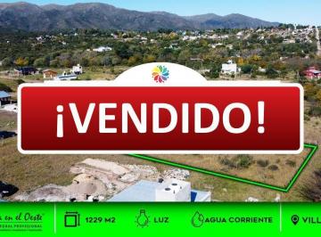 Terreno · 1229m² · Vendo Lote de Terreno - Bajo Precio! - Ideal Cabañas - Vista Panorámica