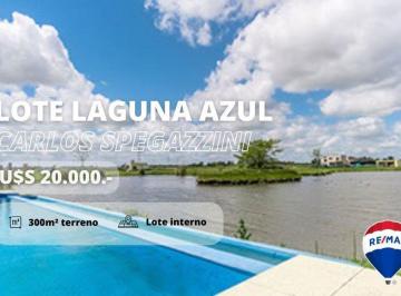 Terreno · 300m² · Lote en Venta en Barrio Laguna Azul con Escritura