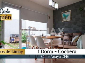 Departamento · 34m² · 3 Ambientes · 1 Cochera · Venta - Dpto 1 D. Pb. C/cochera. B° Altos de Limay