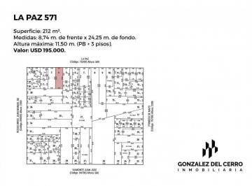 Terreno · 212m² · La Paz 571