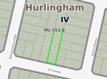 Terreno · 146m² · Venta Lote en Villa Tesei Hurlingham