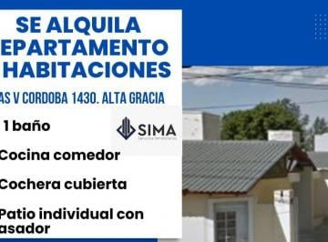 Departamento de 3 ambientes, Alta Gracia · Departamento de 2 Habitaciones en Alta Gracia