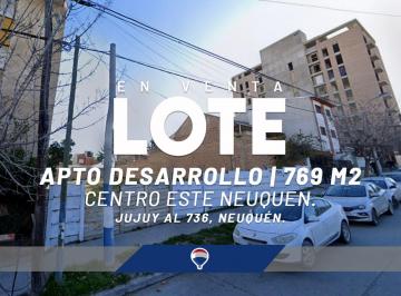 Terreno · 769m² · Lote Apto Desarrollo Centro Este Neuquen