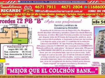 Departamento · 36m² · 2 Ambientes · Mejor Que El Colchón Bank. 2 Amb. en Pb Para Nada Oscurito