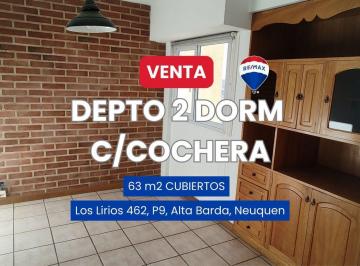 Departamento · 64m² · 3 Ambientes · 1 Cochera · Venta Dpto 2 Dorms C/coch. Torres Alta Barda