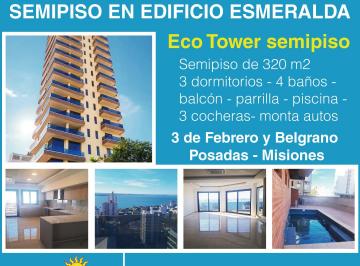 Departamento 320m² Venta Posadas · Se Vende! Semipiso Eco Tower Céntrico en Edificio Esmeralda en Posadas Misiones