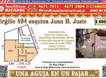 PH · 55m² · 3 Ambientes · 1 Cochera · Una Aguja en un Pajar Casita Para Fines Comerciales