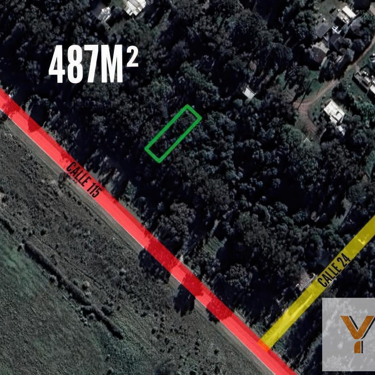 Terreno en venta 487m² sobre calle 515 entre 24 y 26