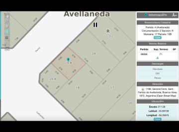 Terreno , Avellaneda · Terreno Baldio 71 m² Sarandi