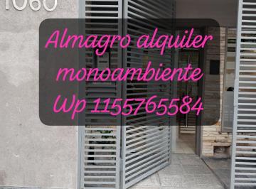 Departamento de 1 ambiente, Almagro · Gascón&cordoba 1 Amb. Edificio Moderno. Sanat. Guemes, Univ. Palermo