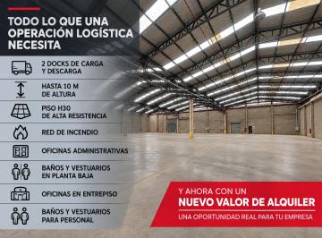 Bodega-Galpón , Malvinas Argentinas · Nave Industrial 3.130 m² + Playa 2.126 m² | El Triángulo | Nuevo Valor