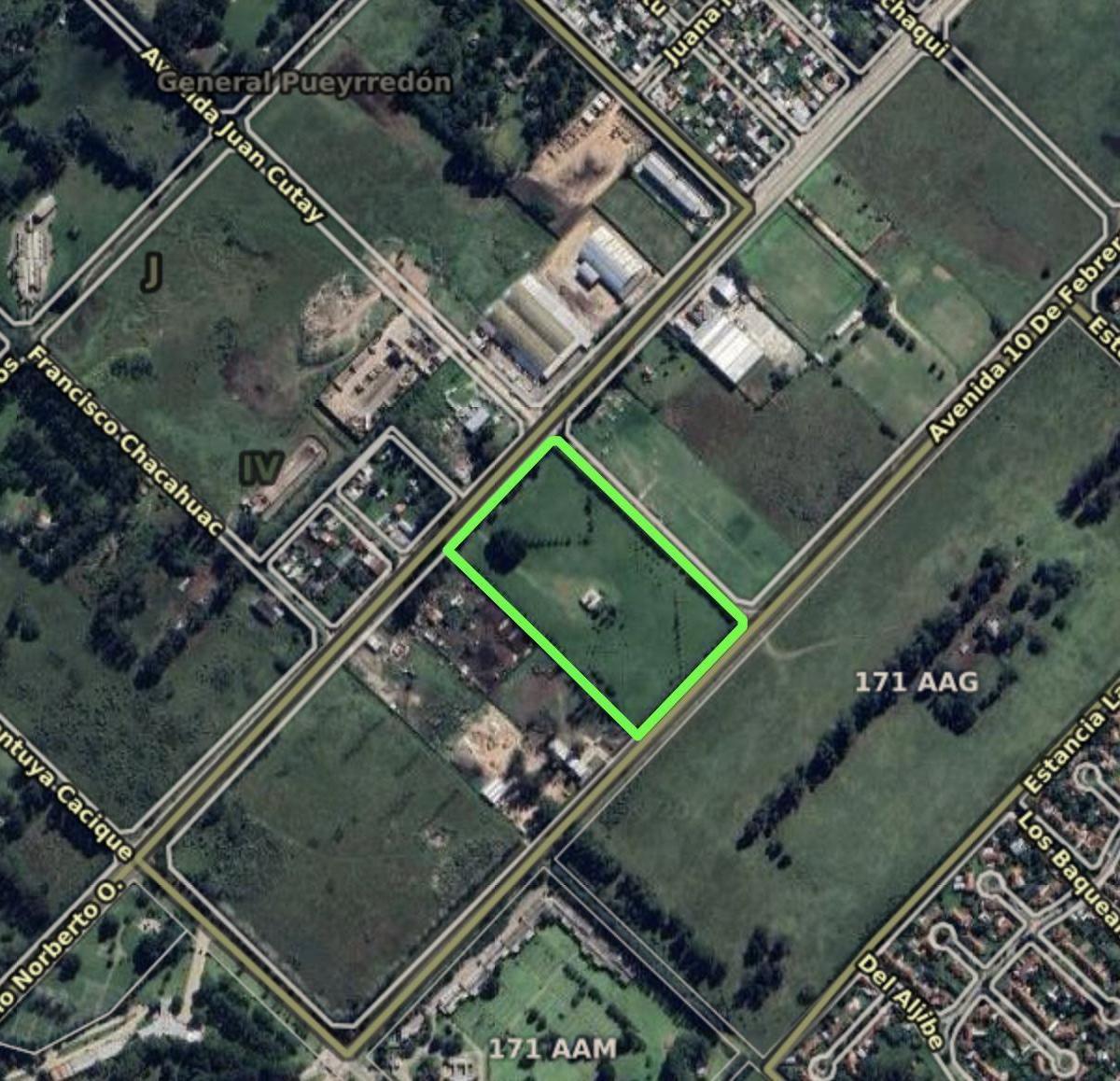 Fracción única de 4 ha unificadas sobre Avenida Antártida Argentina