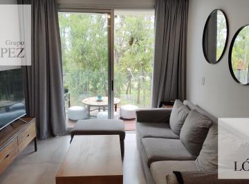 Departamento · 50m² · 2 Ambientes · Alquiler Departamento 2 Ambientes Amoblado Puerto de Olivos con Vista Al Rio