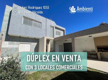 Casa de 4 ambientes, Malagueño · Dúplex 3 Dorm. + 3 Locales Comerciales - Av Principal!