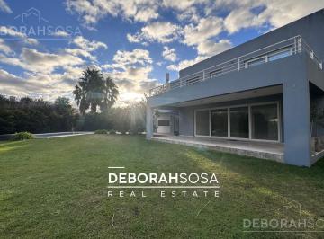 Casa · 330m² · 5 Ambientes · 4 Cocheras · Casa en Alquiler 6 Amb Lote Interno con Pileta - Los Castores Nordelta
