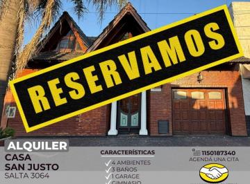RUS-RUS-10435_2 · Alquier Casa 4 Ambientes con Gimnasio y Cochera - San Justo