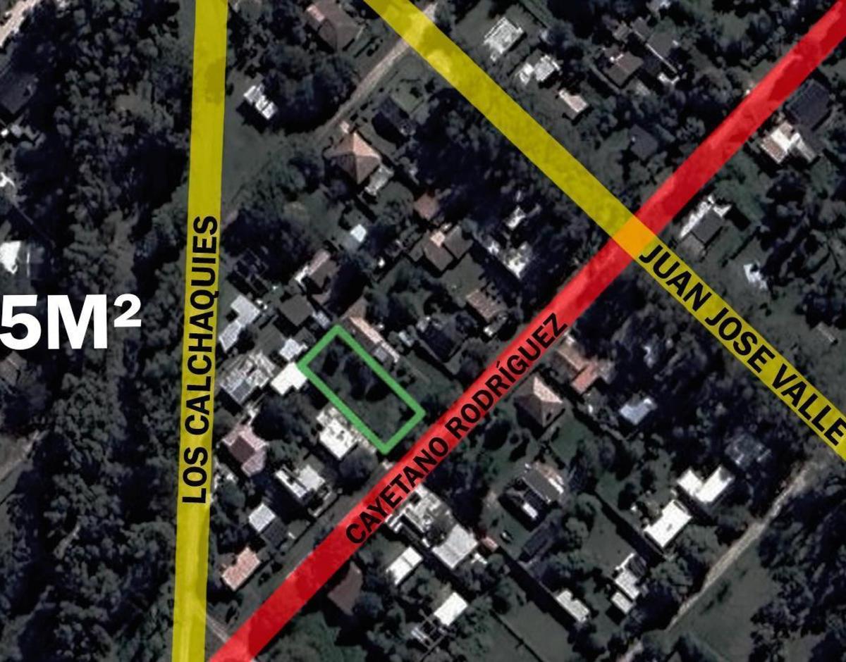 Terreno en venta 525m² sobre calle Cayetano Rodríguez