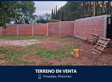 Terreno , Posadas · Venta 2 Terrenos Baldios en Posadas - en Esquina con Muro
